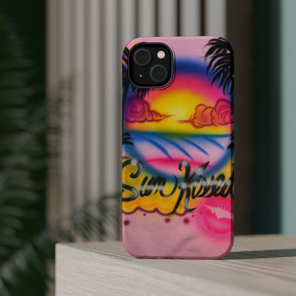 MagSafe "sunkissed" airbrush iPhone case
