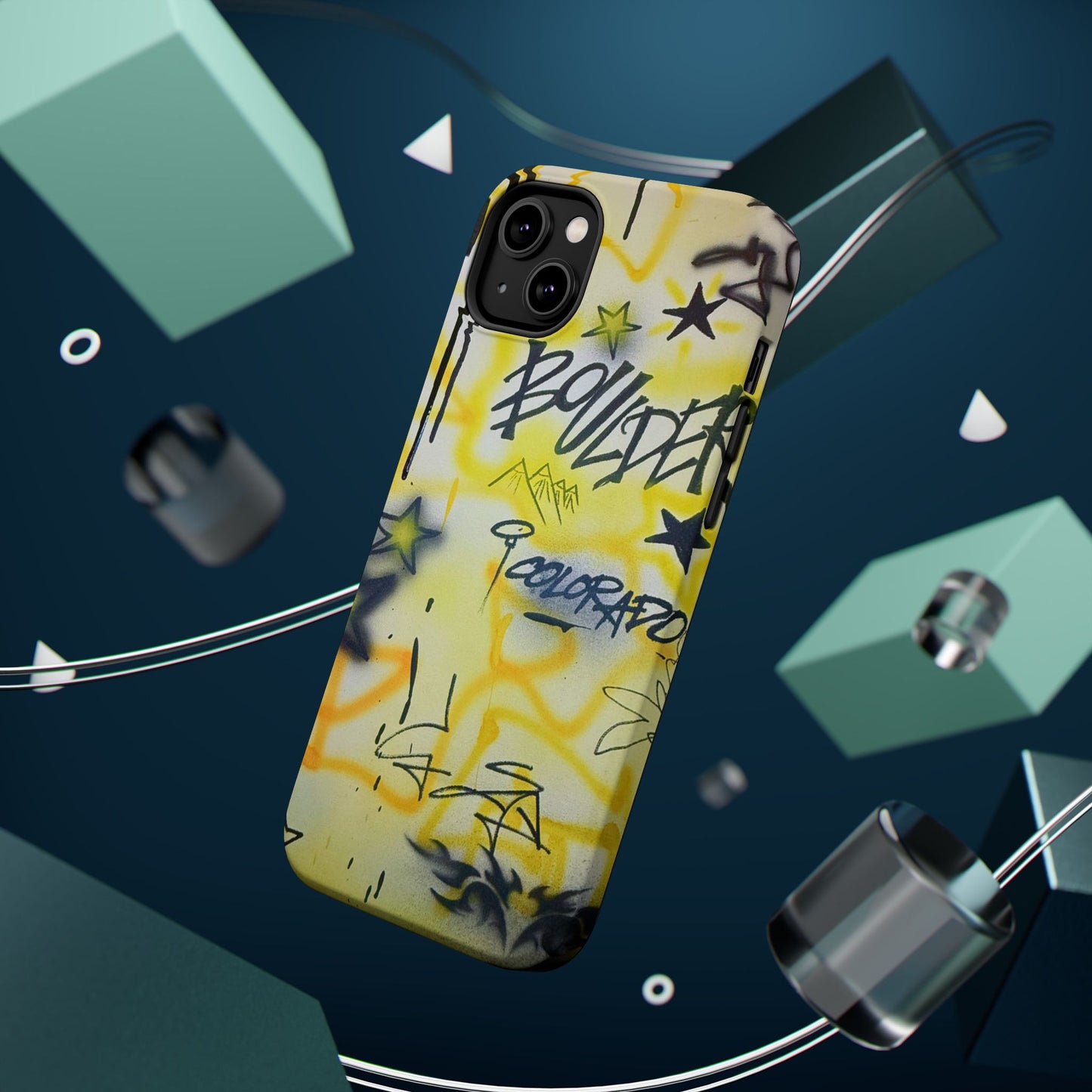 MagSafe "boulder" airbrush iPhone case