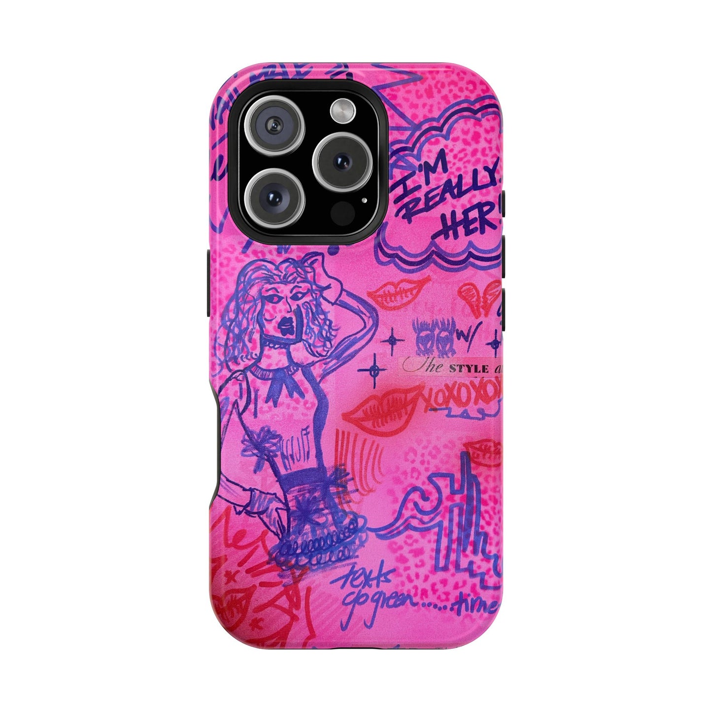 MagSafe "really HER" Airbrush iPhone-Hülle