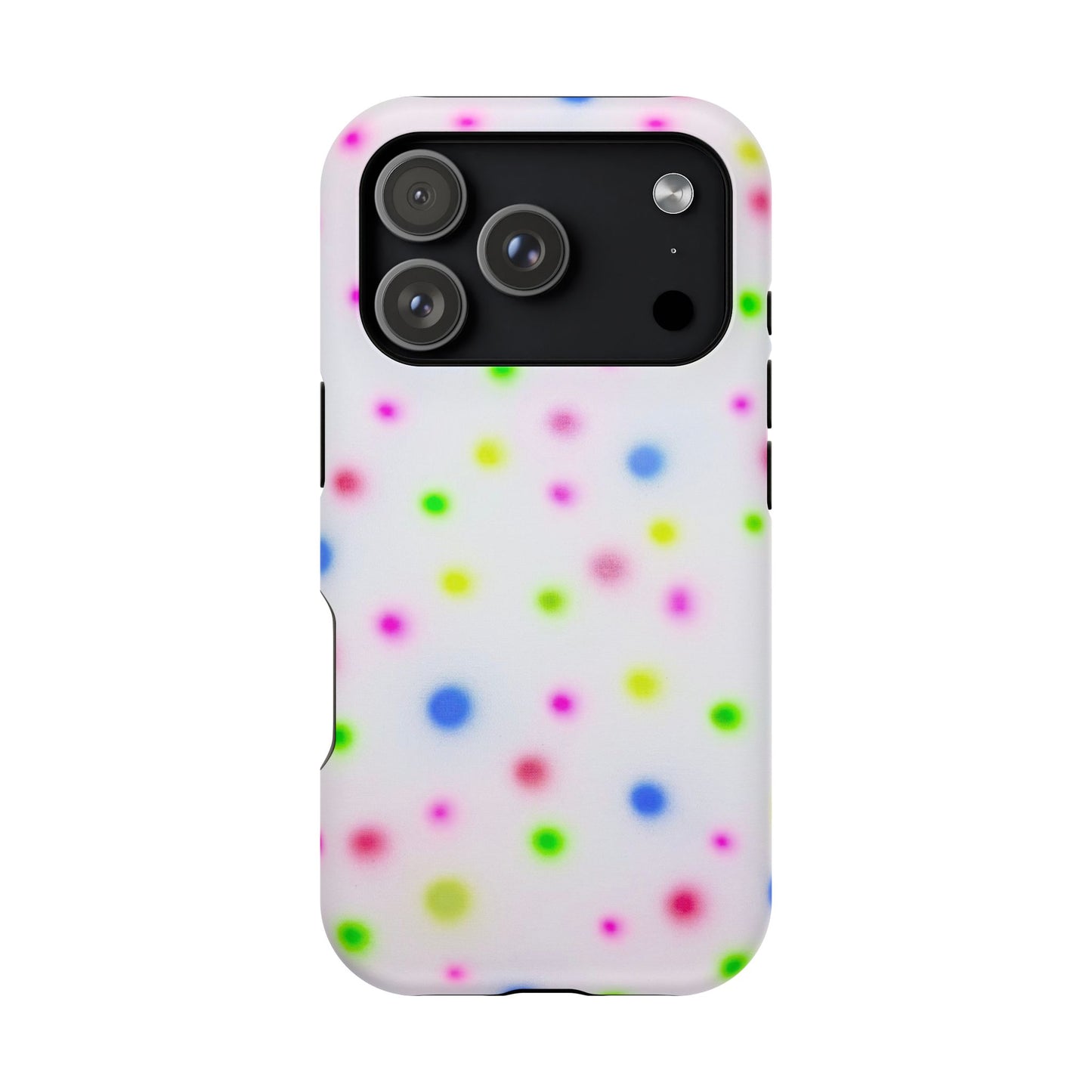 MagSafe "birthday cake polka dot" airbrush iPhone case