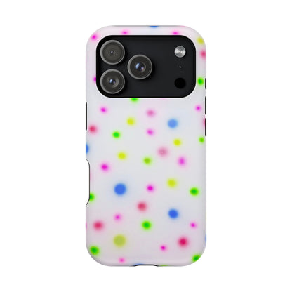 MagSafe "birthday cake polka dot" airbrush iPhone case