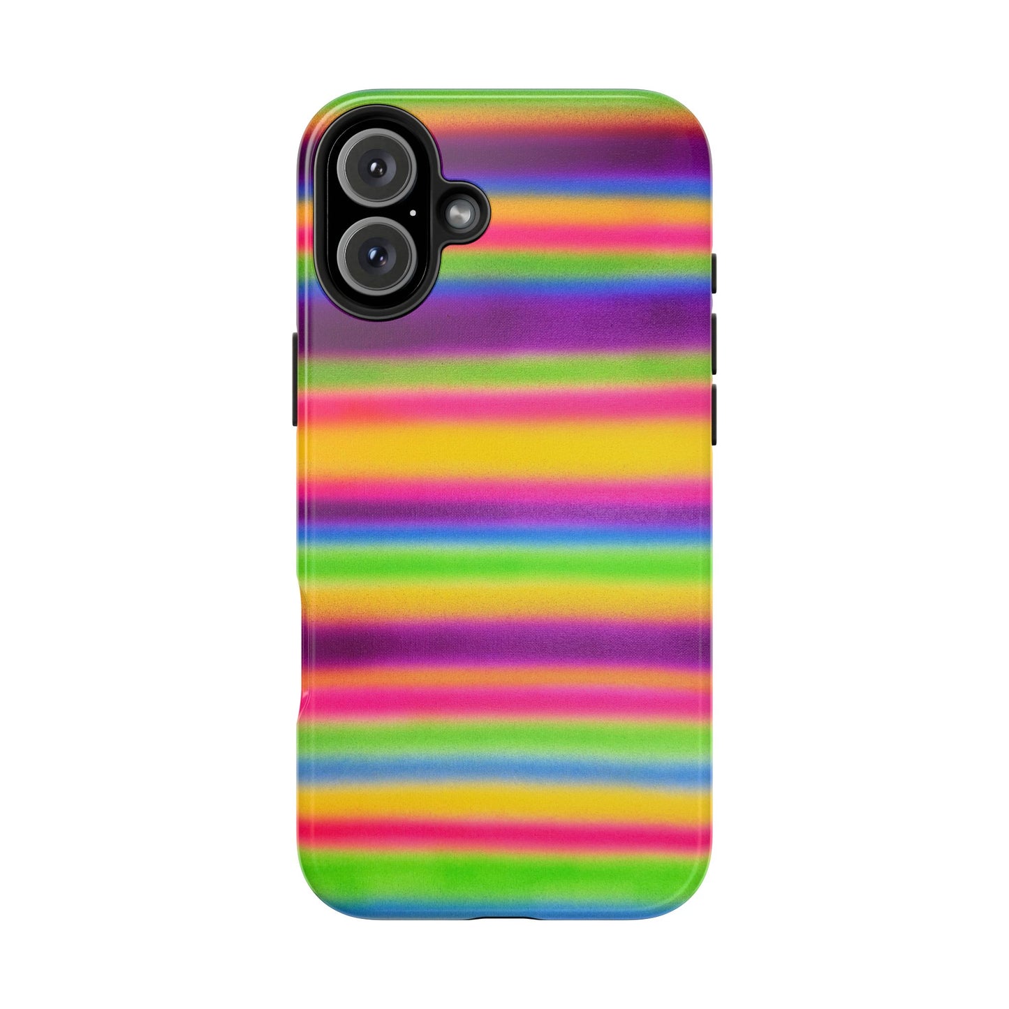 "colorful stripes" airbrush iPhone case