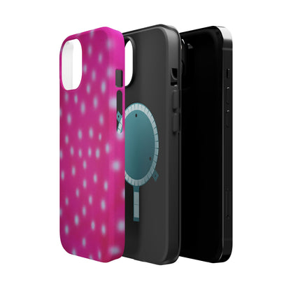 MagSafe "bubblegum polka dot" airbrush iPhone case