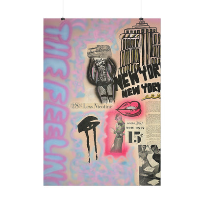 custom nyc airbrush rolled print