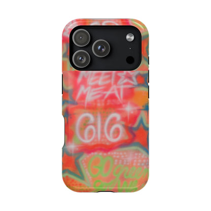 MagSafe custom @msualphaphi airbrush iPhone case