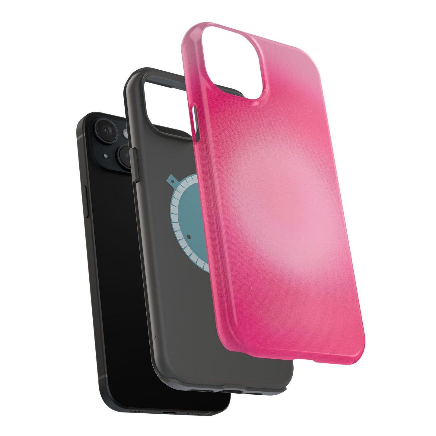 MagSafe "pinkberry" airbrush iPhone case