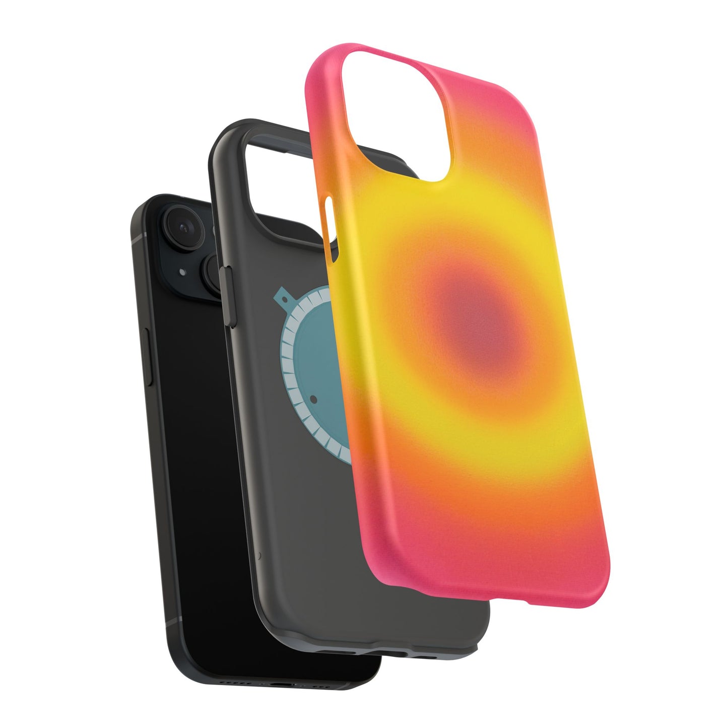 MagSafe "Pink Lemonade Aura" Airbrush iPhone Case