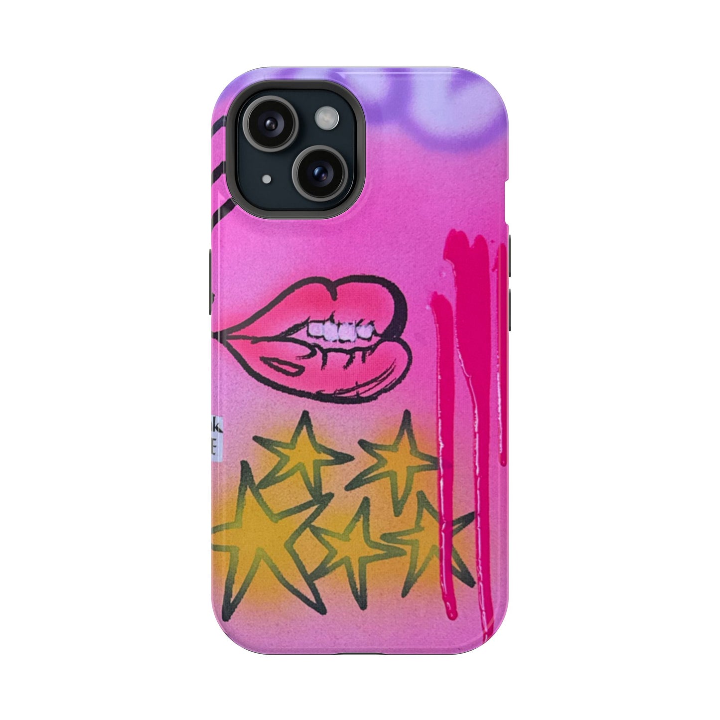 MagSafe "star drip" airbrush iPhone case
