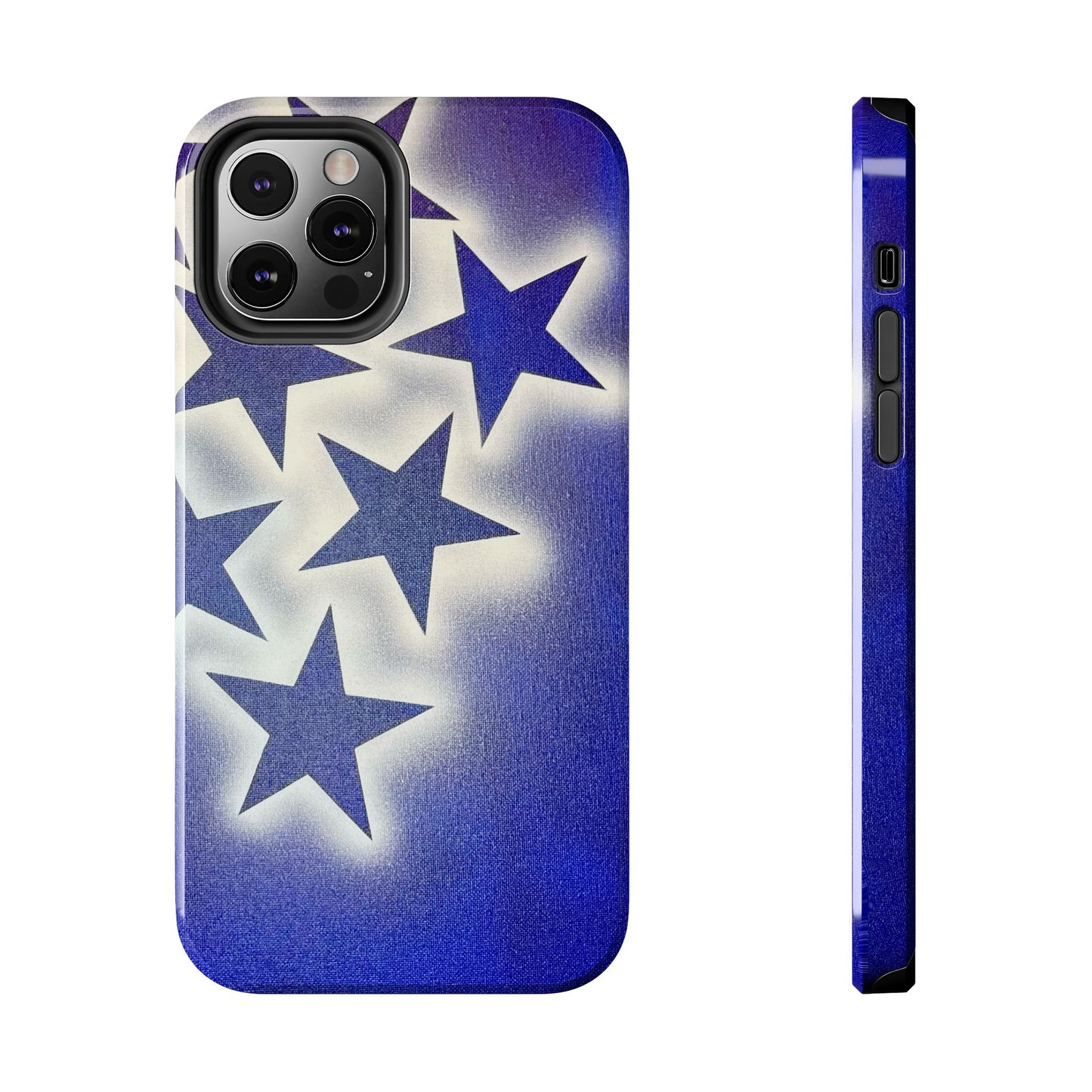 "frosted galaxy" airbrush iPhone case