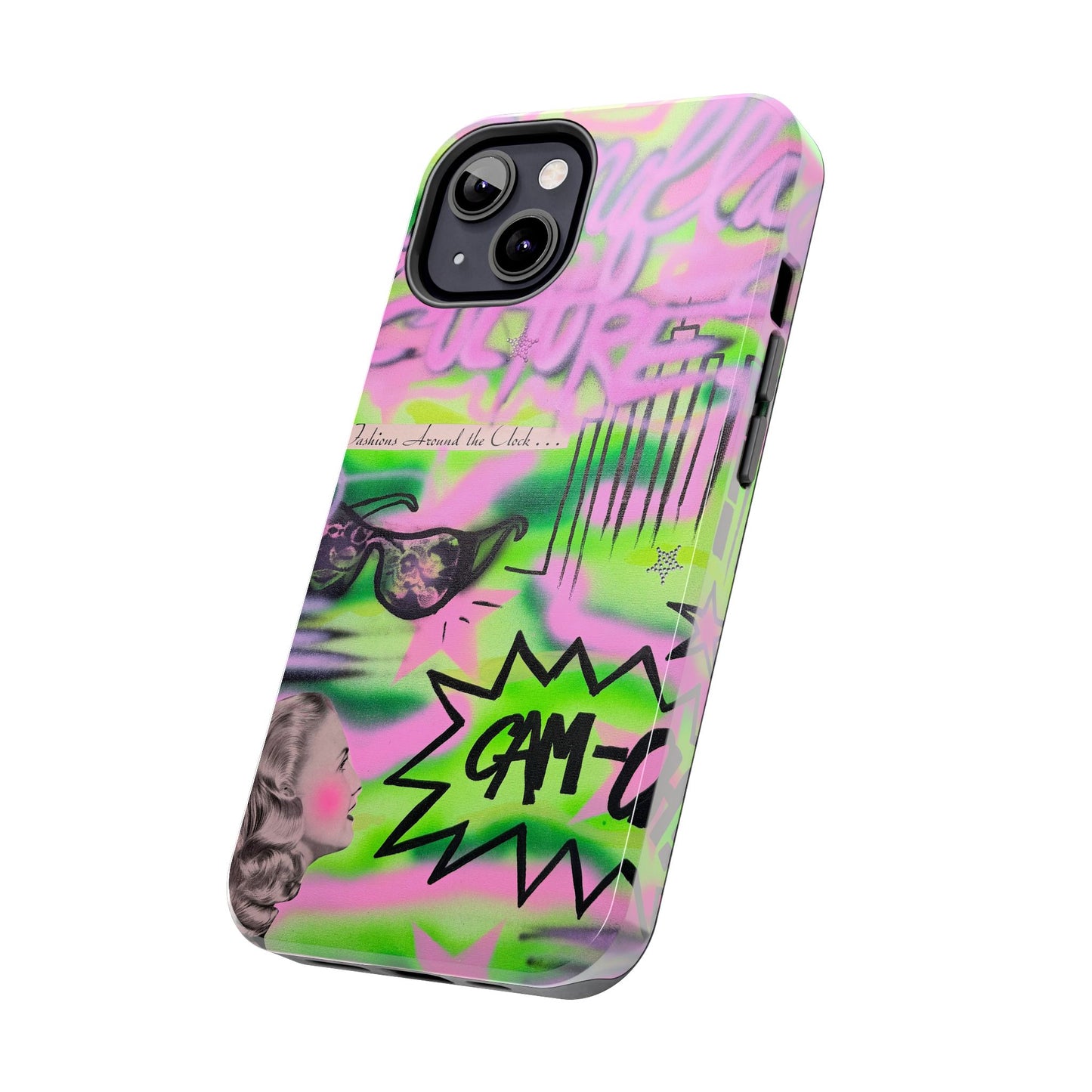 "green camo" airbrush iPhone case