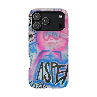 MagSafe "aspen aspirations" airbrush iPhone case