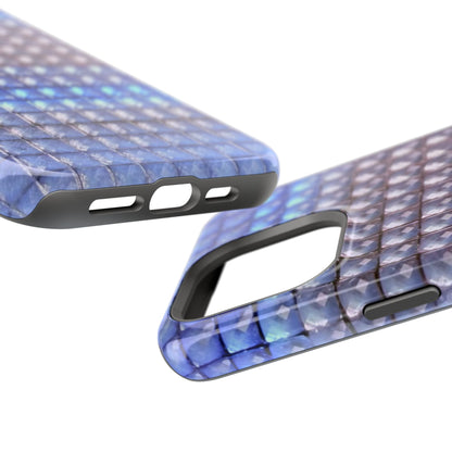 MagSafe "blue studs" airbrush iPhone case