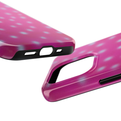 "bubblegum polka dot" airbrush iPhone case