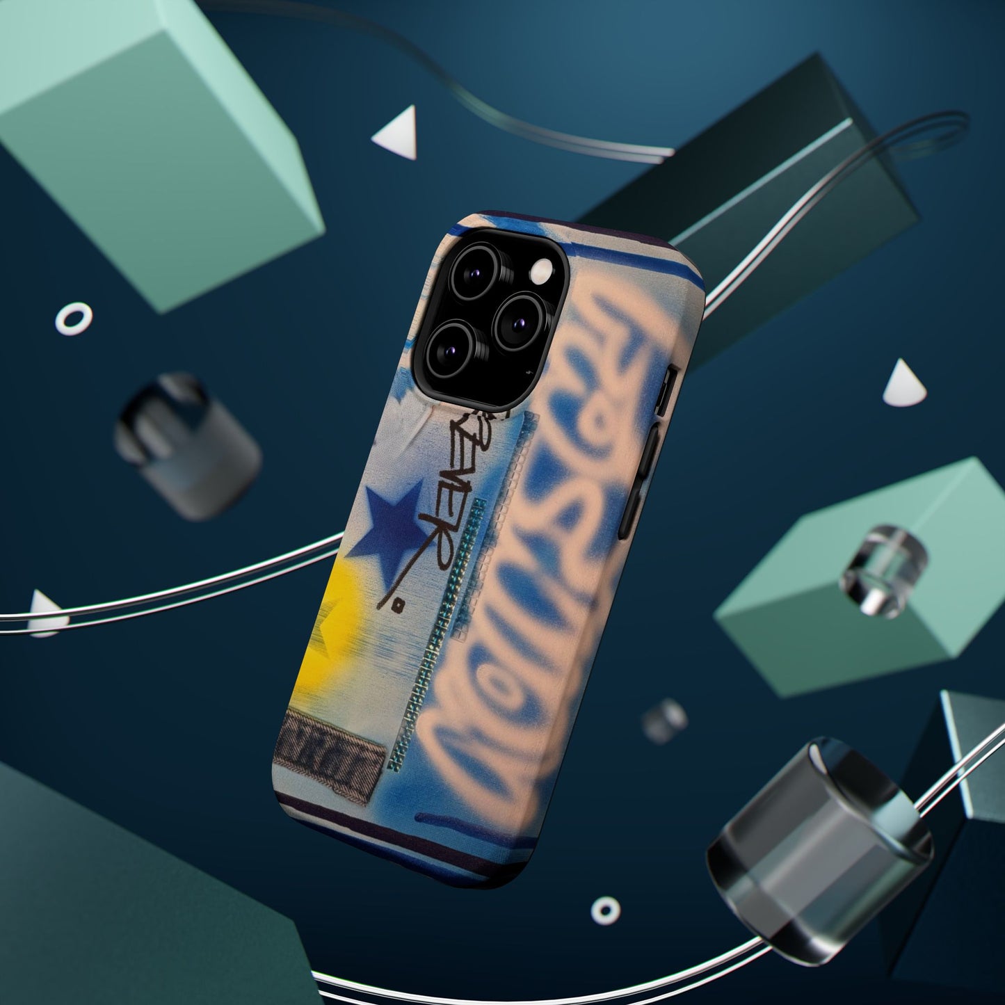 MagSafe "fashion forever" airbrush iPhone case