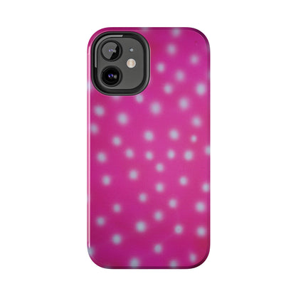 "bubblegum polka dot" airbrush iPhone case