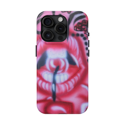 "be happy go lucky" airbrush iPhone case