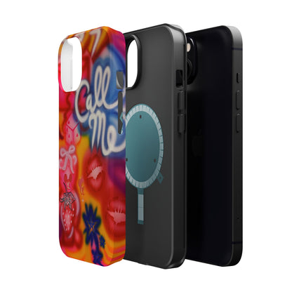 MagSafe "CALL ME!" airbrush iPhone case