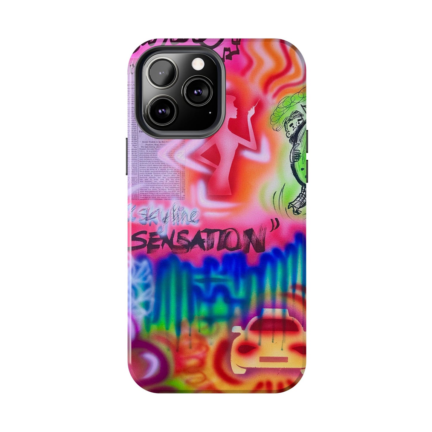 "skyline sensation" airbrush iPhone case