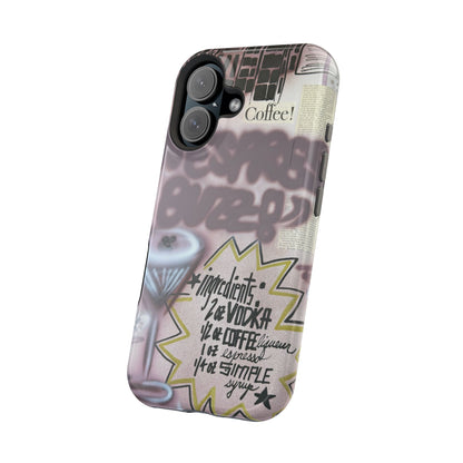MagSafe "espresso martini" airbrush iPhone case