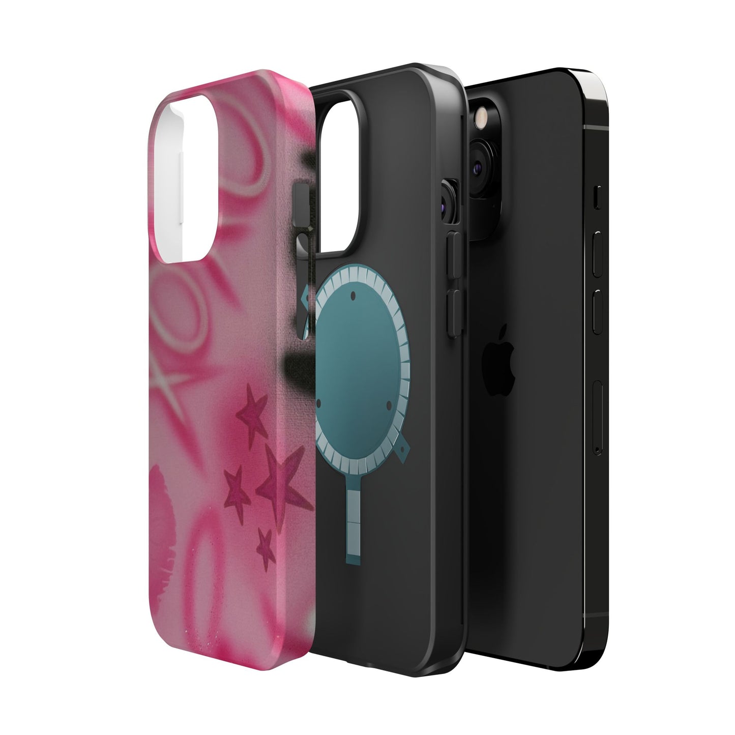MagSafe "perfectly pink" airbrush iPhone case