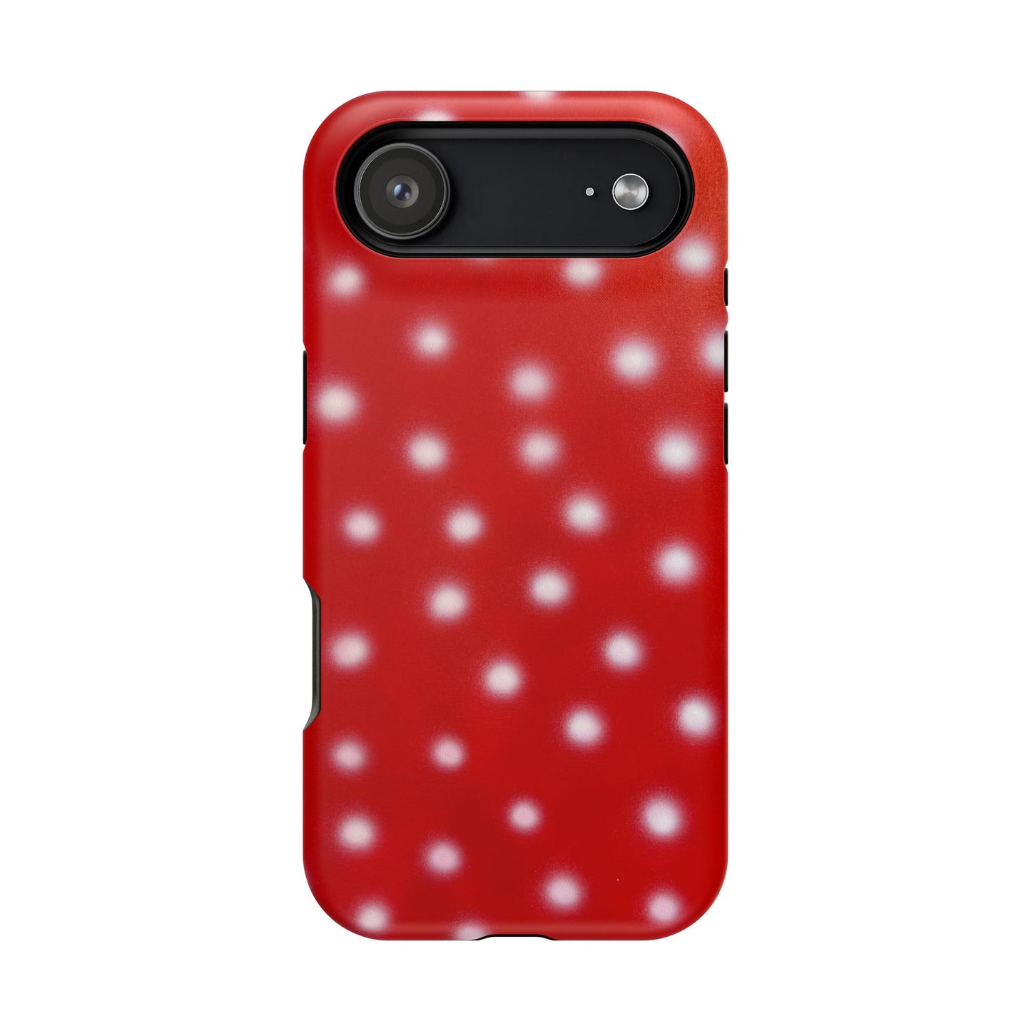 MagSafe "cherry crush polka dot" airbrush iPhone case