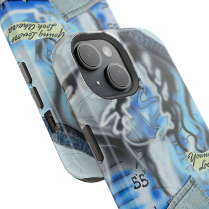MagSafe "young lovers" airbrush iPhone case