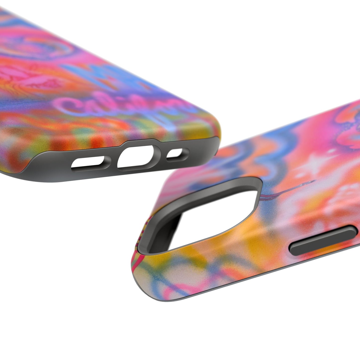 "mornings in malibu" MagSafe airbrush iPhone case