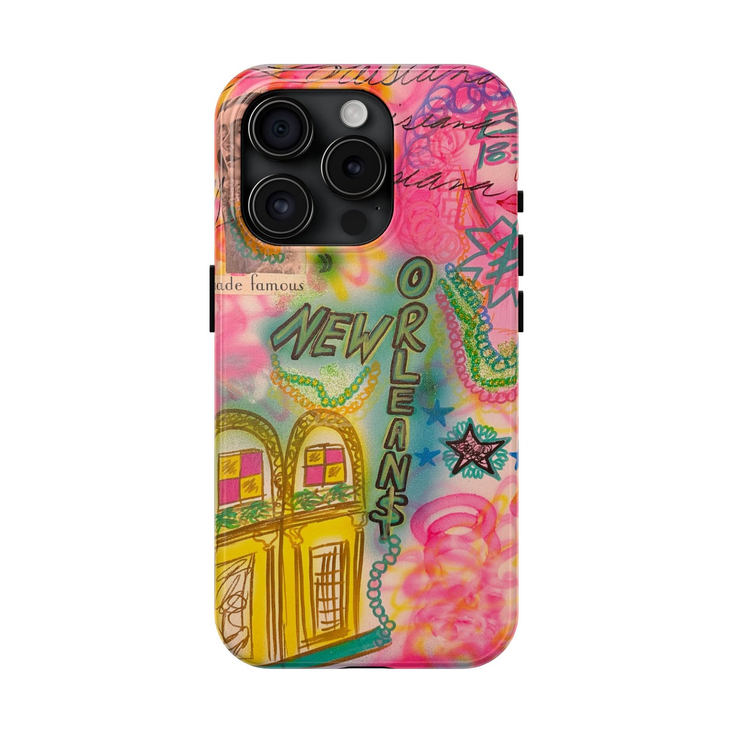 "new orleans, la" airbrush iPhone case