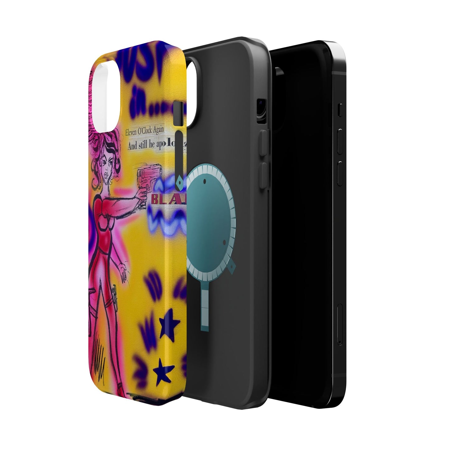 MagSafe „Spiraling Thoughts“ Airbrush iPhone Hülle