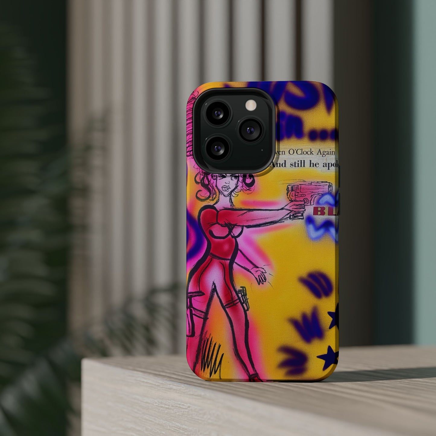 MagSafe „Spiraling Thoughts“ Airbrush iPhone Hülle