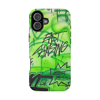 MagSafe "east lansing, mi" airbrush iPhone case
