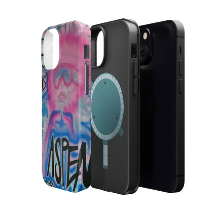 MagSafe "aspen aspirations" airbrush iPhone case