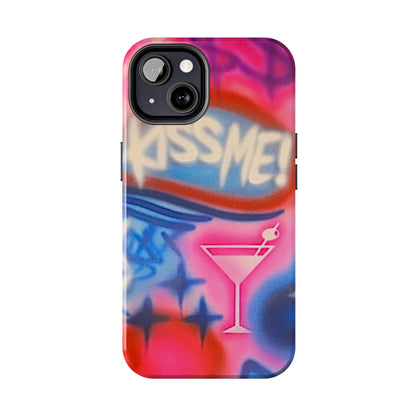 "kiss me pt. 2" airbrush iPhone case