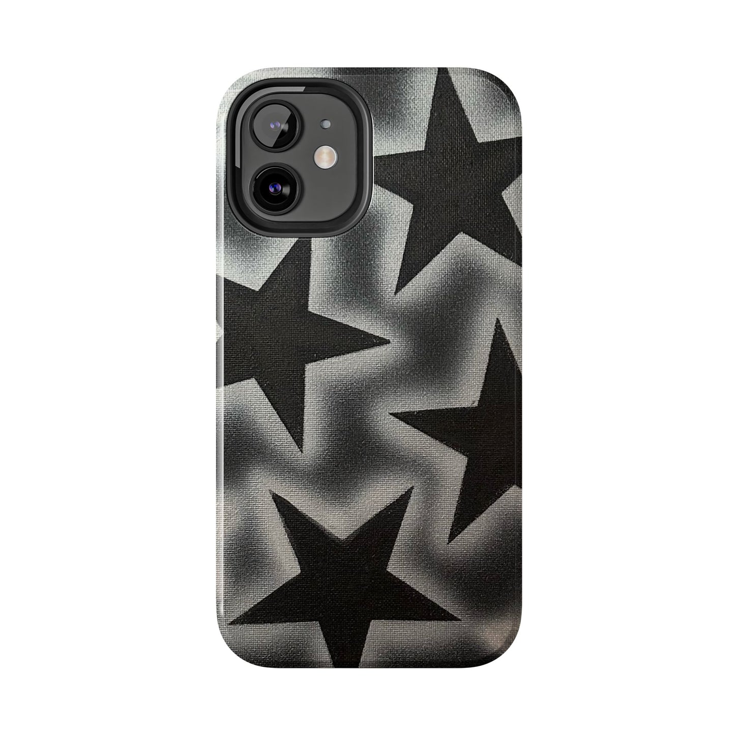 "chrome stars" airbrush iPhone case