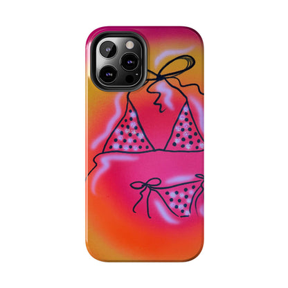 "glitter bikini" airbrush iPhone case
