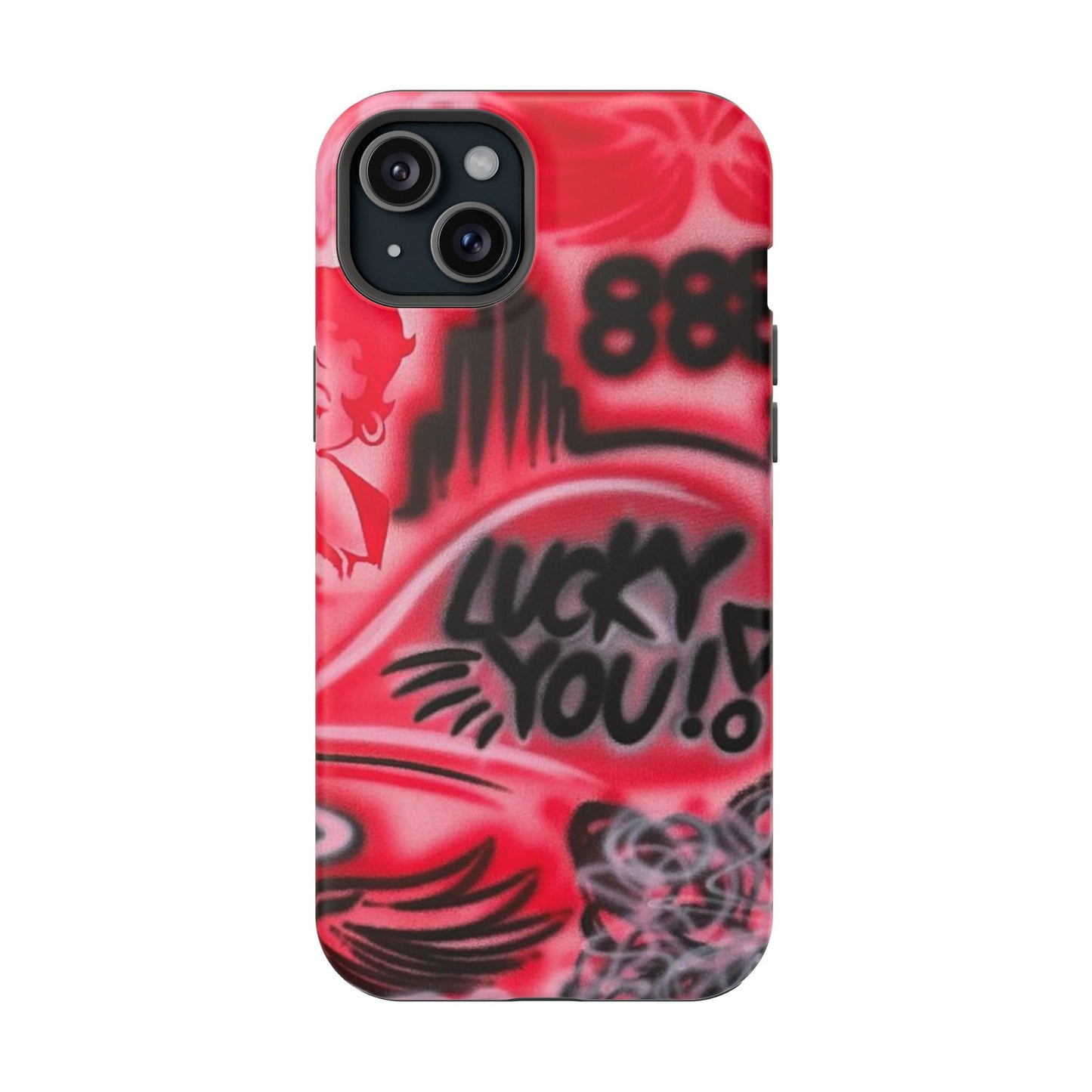 MagSafe „lucky you! pt. 2“ Airbrush iPhone Hülle