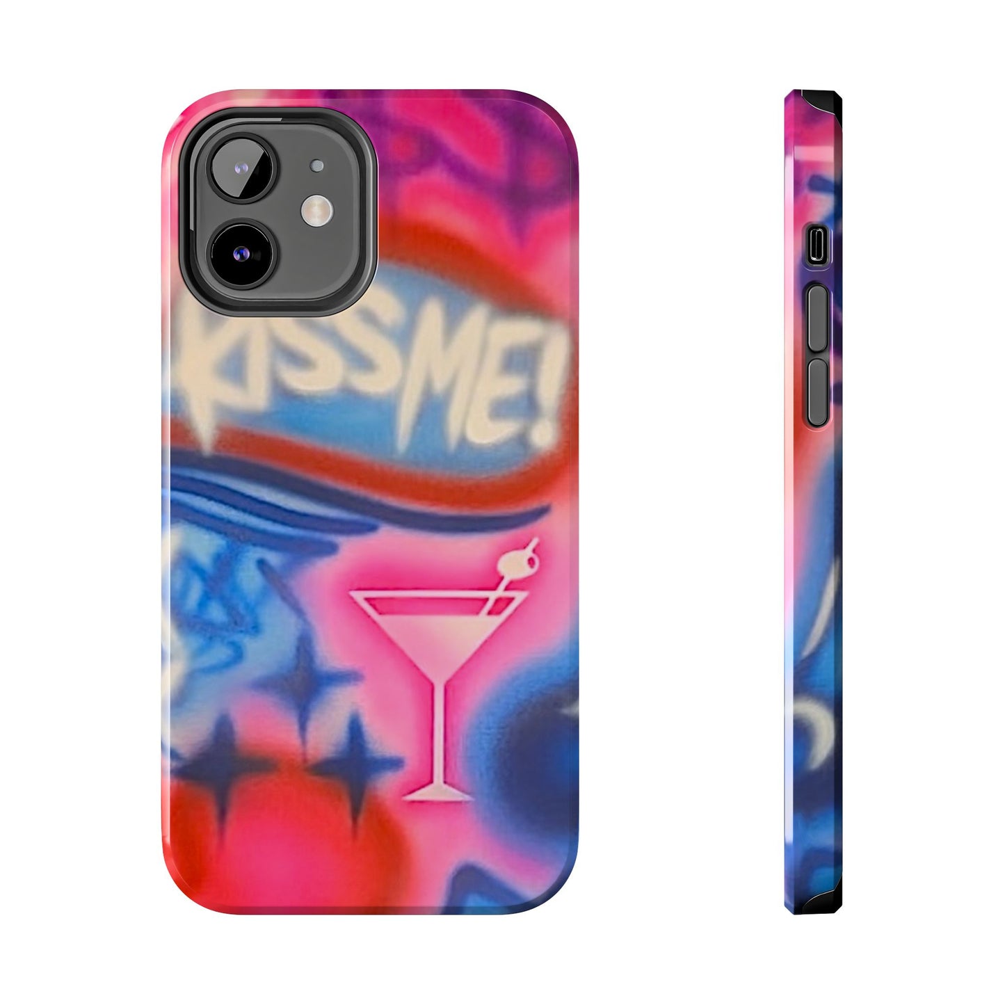 "kiss me pt. 2" airbrush iPhone case