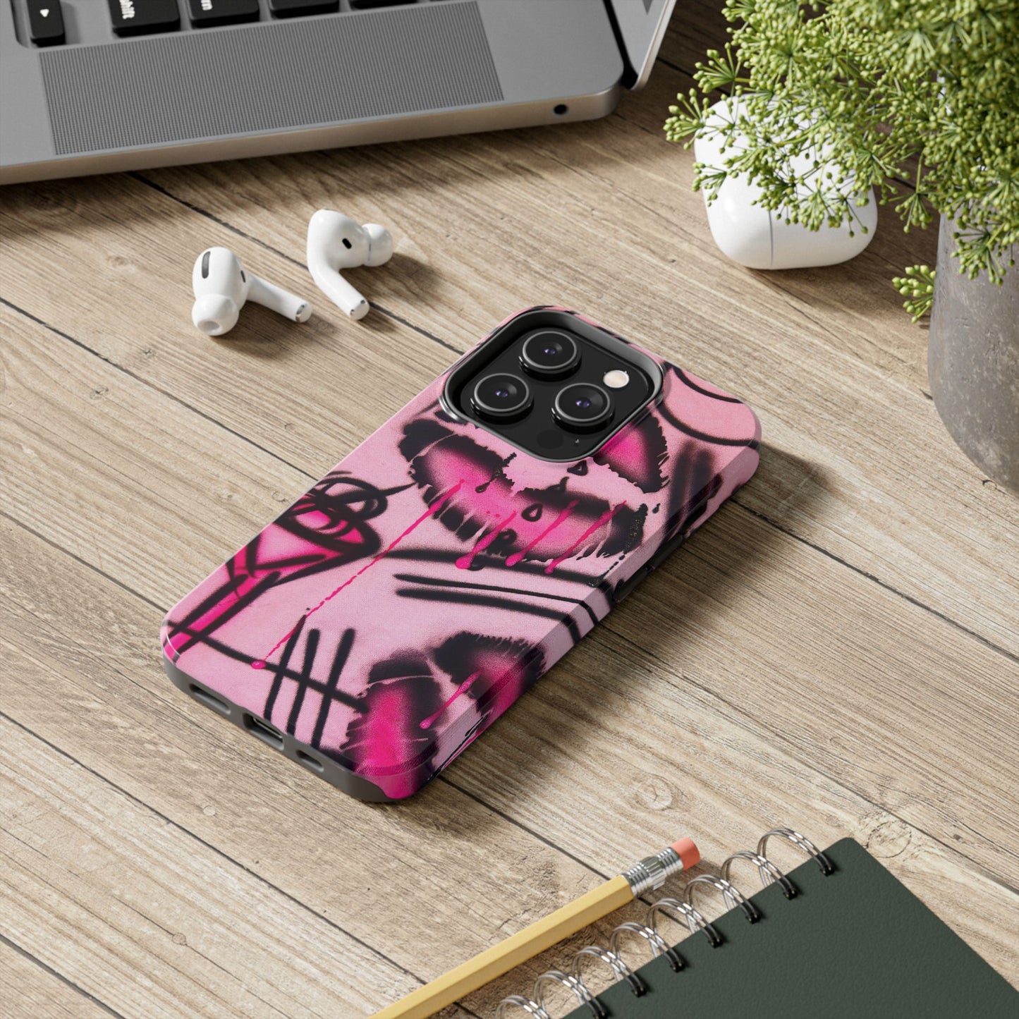 "glossy pout" airbrush iPhone case