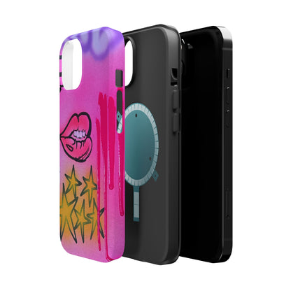 MagSafe "star drip" airbrush iPhone case