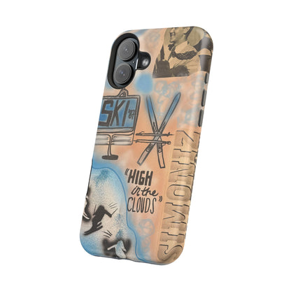 MagSafe „high in the clouds“ Airbrush iPhone Hülle