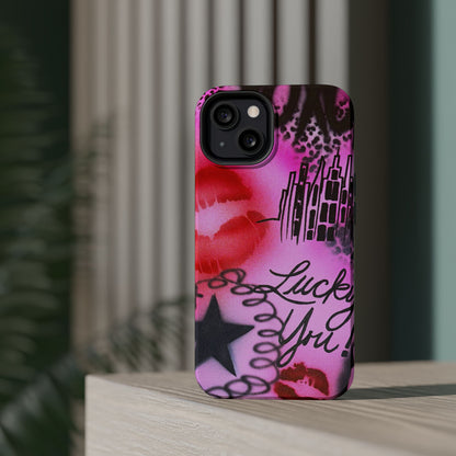 MagSafe "ulterior motive" airbrush iPhone case