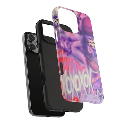 "mic check" airbrush iPhone case