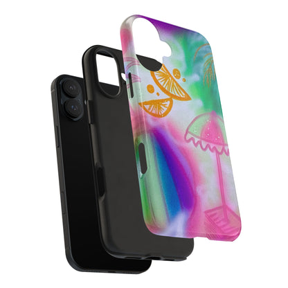 "on the beach" airbrush iPhone case