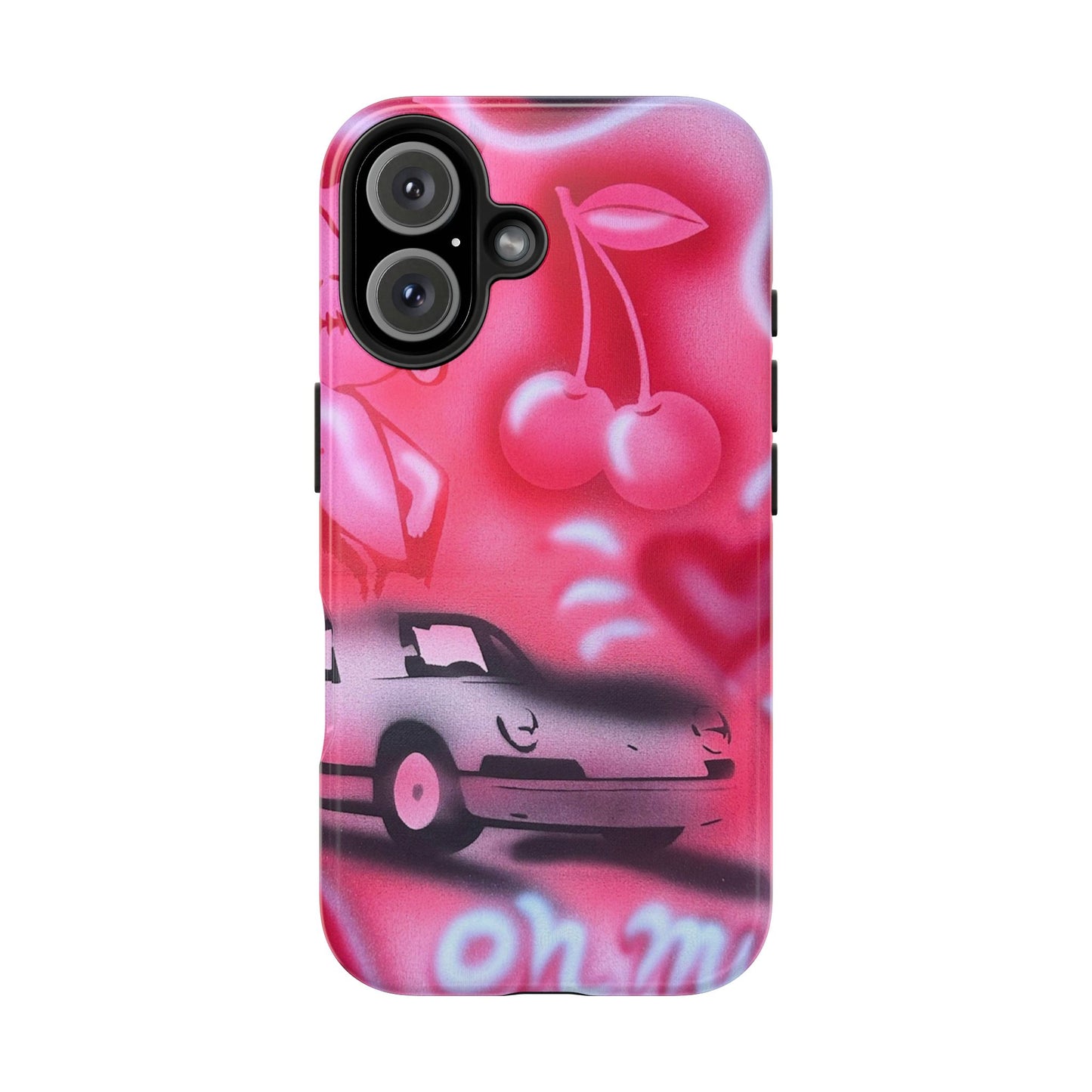 "on her way" airbrush iPhone case
