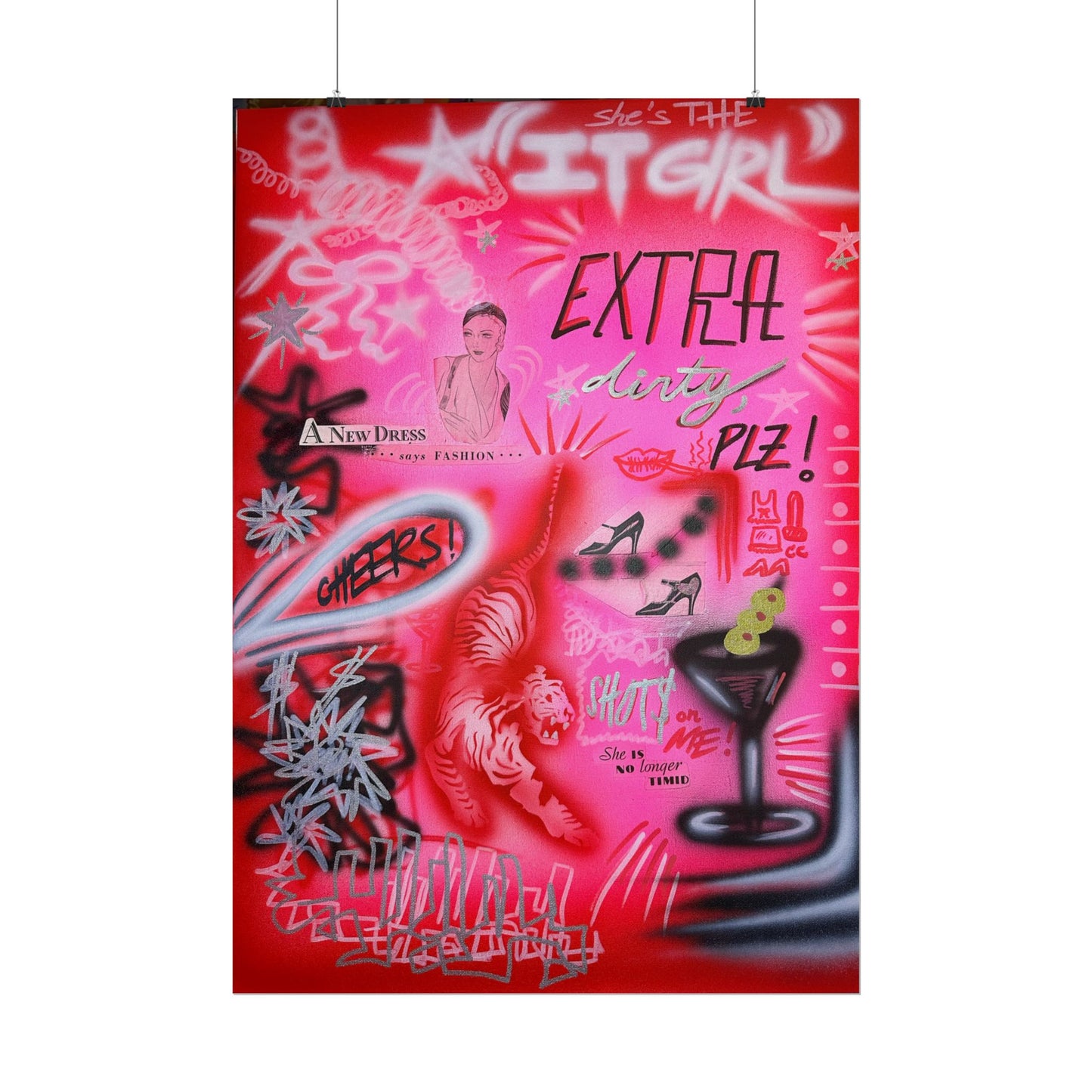 "extra dirty, plz!" airbrush rolled print