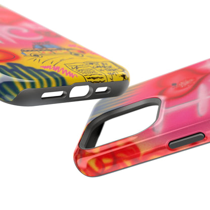 MagSafe „In der Stadt“ Airbrush iPhone-Hülle