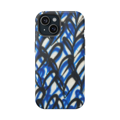 MagSafe "abstract hearts" airbrush iPhone case
