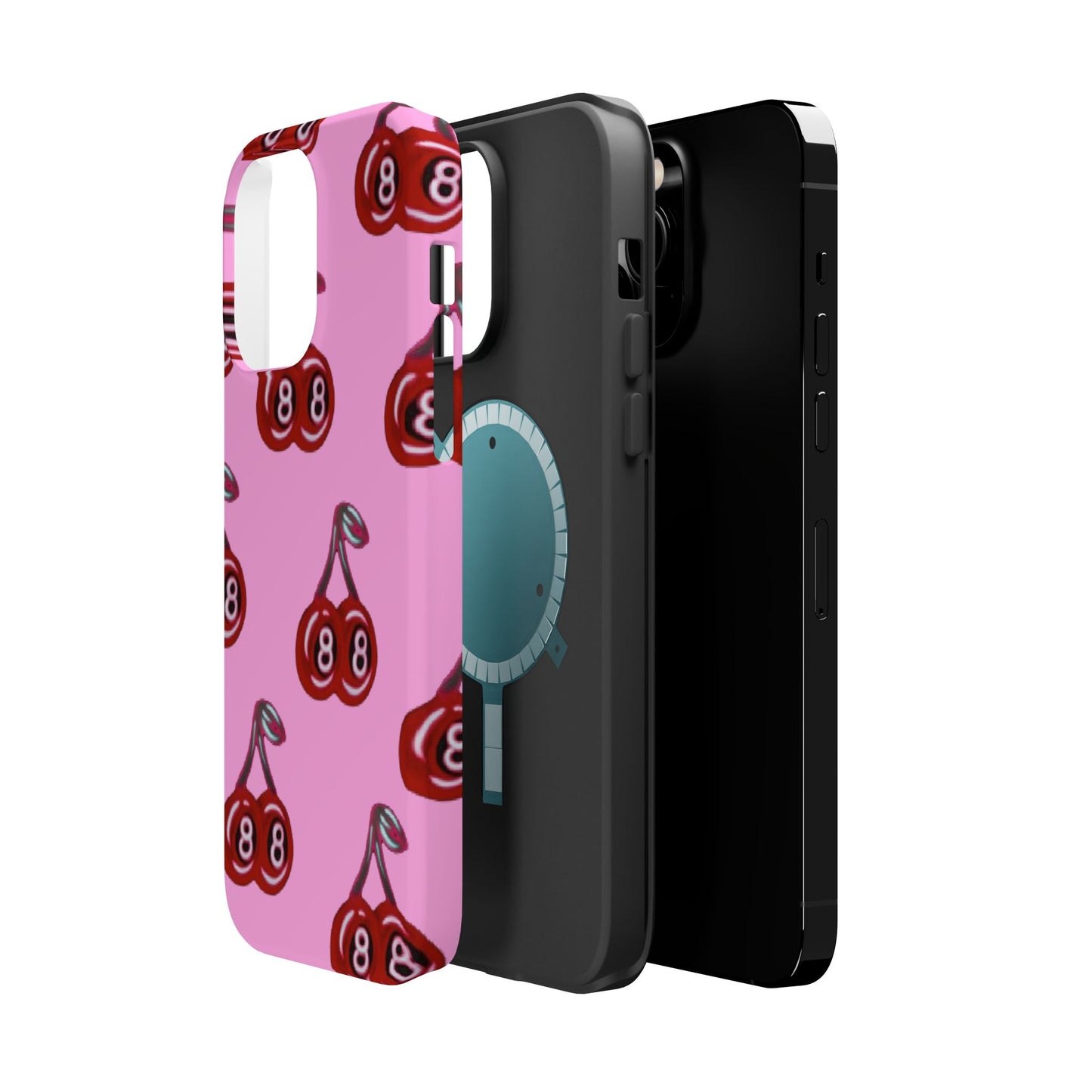 MagSafe "cami cherry pink" Airbrush iPhone Hülle
