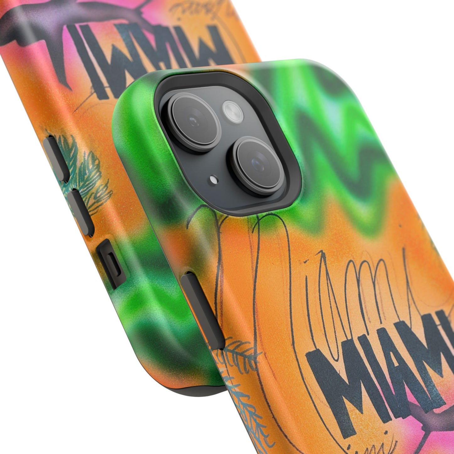 MagSafe "miami, fl" Airbrush iPhone Hülle