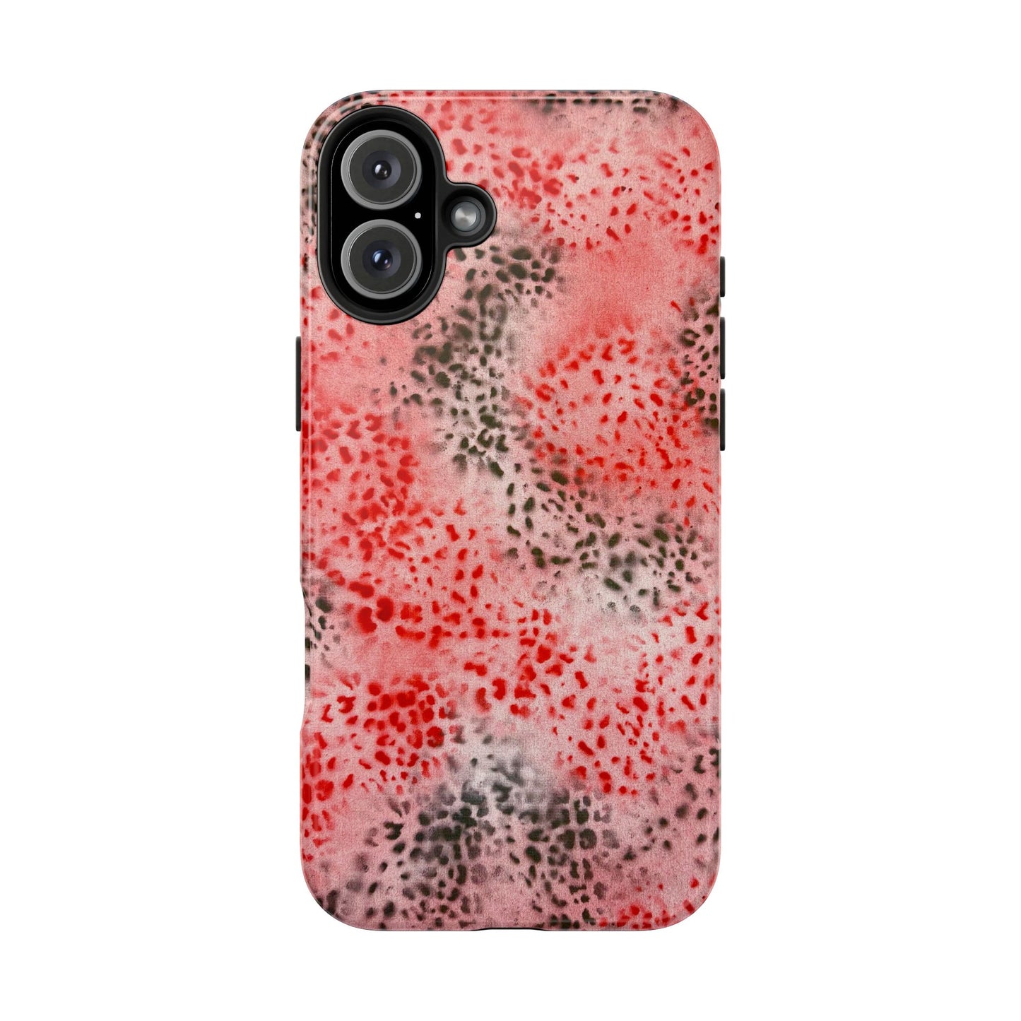"red cheetah" airbrush iPhone case